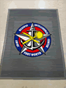 Custom Made Super Vinyl Logo Mat US Army Joint Reserve Intelligence Center of Fort Worth Texas