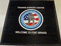 Custom Made Super Vinyl Logo Mat US Army Training Support Center of Fort Bragg North Carolina