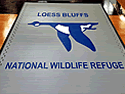 Custom Made Super Vinyl Logo Mat US Department of Fish and Wildlife Loess Bluffs National Wildlife Refuge of Missouri