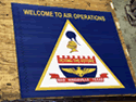 Custom Made Super Vinyl Logo Mat US Navy Naval Air Station of Kingsville Texas 02