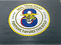 Custom Made Super Vinyl Logo Mat US Navy SEAL Team Eight of Virginia Beach Virginia