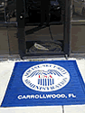 Custom Made Super Vinyl Logo Mat US Social Security Administration of Hillsborough County Florida 02