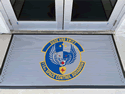 Custom Made Super Vinyl Logo Mat US Air National Guard 114th Space Control Squadron of Cape Canaveral Florida