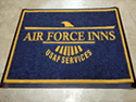 Custom Made ToughTop Logo Mat Air  Force  Inns  of  Shaw  AFB  South  Carolina