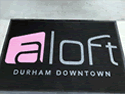 Custom Made ToughTop Logo Mat Aloft  Durham  Downtown  of  Durham  North  Carolina  04
