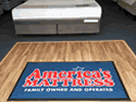 Custom Made ToughTop Logo Mat Americas  Matress  of  Leland  North  Carolina