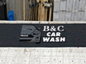 Custom Made ToughTop Logo Mat B&C  Car  Wash  of  Middlesex  New  Jersey