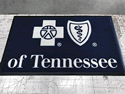 Custom Made ToughTop Logo Mat Blue Cross & Blue Shield of Chattanooga Tennessee