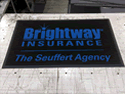 Custom Made ToughTop Logo Mat Brightway  Insurance  of  Cape  Coral  Florida