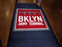Custom Made ToughTop Logo Mat Brooklyn  Army  Terminal  of  Brooklyn  New  York  02