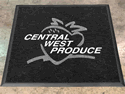 Custom Made ToughTop Logo Mat Central West Produce of Santa Marin California