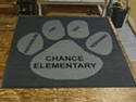 Custom Made ToughTop Logo Mat Chance  Elementary  School  of  Centralia  Missouri