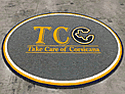 Custom Made ToughTop Logo Mat Corsicana Independent School District of Corsicana Texas