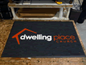 Custom Made ToughTop Logo Mat Dwelling Place Church of Cleavland Tennessee