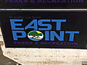 Custom Made ToughTop Logo Mat East Point Parks And Recreation of East Point California