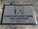 Custom Made ToughTop Logo Mat Elons Architectural Steel of Henderson Tennessee
