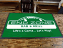 Custom Made ToughTop Logo Mat End Zone Bar and Grill of Plano Texas 02