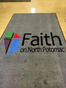 Custom Made ToughTop Logo Mat Faith United Methodist Church of Waynesboro Pennsylvania