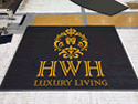 Custom Made ToughTop Logo Mat HWH Luxury Living of Los Angeles California