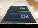 Custom Made ToughTop Logo Mat Hartley Oil Company of Ravenswood West Virginia 01