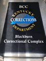 Custom Made ToughTop Logo Mat Kentucky Department of Corrections Blackburn Correctional Complex of Lexington Kentucky