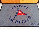 Custom Made ToughTop Logo Mat Keyport Yacht Club of Keyport New Jersey