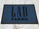 Custom Made ToughTop Logo Mat LAD Farms of Leonardtown Maryland