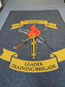 Custom Made ToughTop Logo Mat Leader Training Brigade of Fort Jackson South Carolina