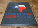 Custom Made ToughTop Logo Mat Lone Star Motors of Fort Worth Texas