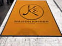 Custom Made ToughTop Logo Mat Maison Kayser of Paris France