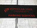 Custom Made ToughTop Logo Mat Montclair State University Parking Services of Montclair New Jersey
