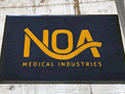 Custom Made ToughTop Logo Mat NOA Medical Industries of Washington Missouri 02