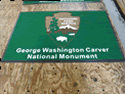 Custom Made ToughTop Logo Mat National Park Service George Wahington Carver National Monument of Diamond Missouri
