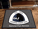 Custom Made ToughTop Logo Mat National Park Service Ice Age National Scenic Trail of Madison Wisconsin