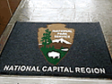 Custom Made ToughTop Logo Mat National Park Service National Capitol Region of Washington DC 01