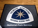 Custom Made ToughTop Logo Mat National Park Service North Country National Scenic Trail of Lowell Michigan 02