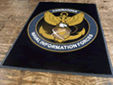 Custom Made ToughTop Logo Mat Naval Information Forces of Suffolk Virginia