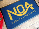 Custom Made ToughTop Logo Mat Noa Medical Industries of Washington Missouri