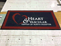 Custom Made ToughTop Logo Mat North Houston Heart Vascular of Houston Texas