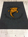 Custom Made ToughTop Logo Mat Orange High School Tornadoes of East Orange New Jersey 01