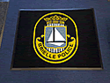 Custom Made ToughTop Logo Mat Police Department of Brielle New Jersey