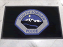 Custom Made ToughTop Logo Mat Police Department of South Jordan Utah
