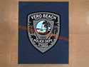 Custom Made ToughTop Logo Mat Police Department of Vero Beach Florida