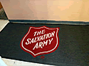 Custom Made ToughTop Logo Mat Salvation Army of Prescott Arizona
