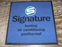 Custom Made ToughTop Logo Mat Signature Heating Ventilation Air Conditioning of West Chester Pennsylvania 02