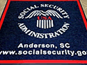 Custom Made ToughTop Logo Mat Social Security Administration of Anderson South Carolina