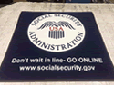Custom Made ToughTop Logo Mat Social Security Administration of Scottsbluff Nebraska