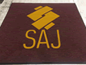 Custom Made ToughTop Logo Mat Society for the Advancement of Judaism of New York City