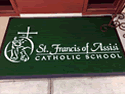 Custom Made ToughTop Logo Mat St Francis of Assisi Catholic School of Yorba Linda California 03