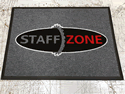 Custom Made ToughTop Logo Mat Staff Zone of Roswell Georgia